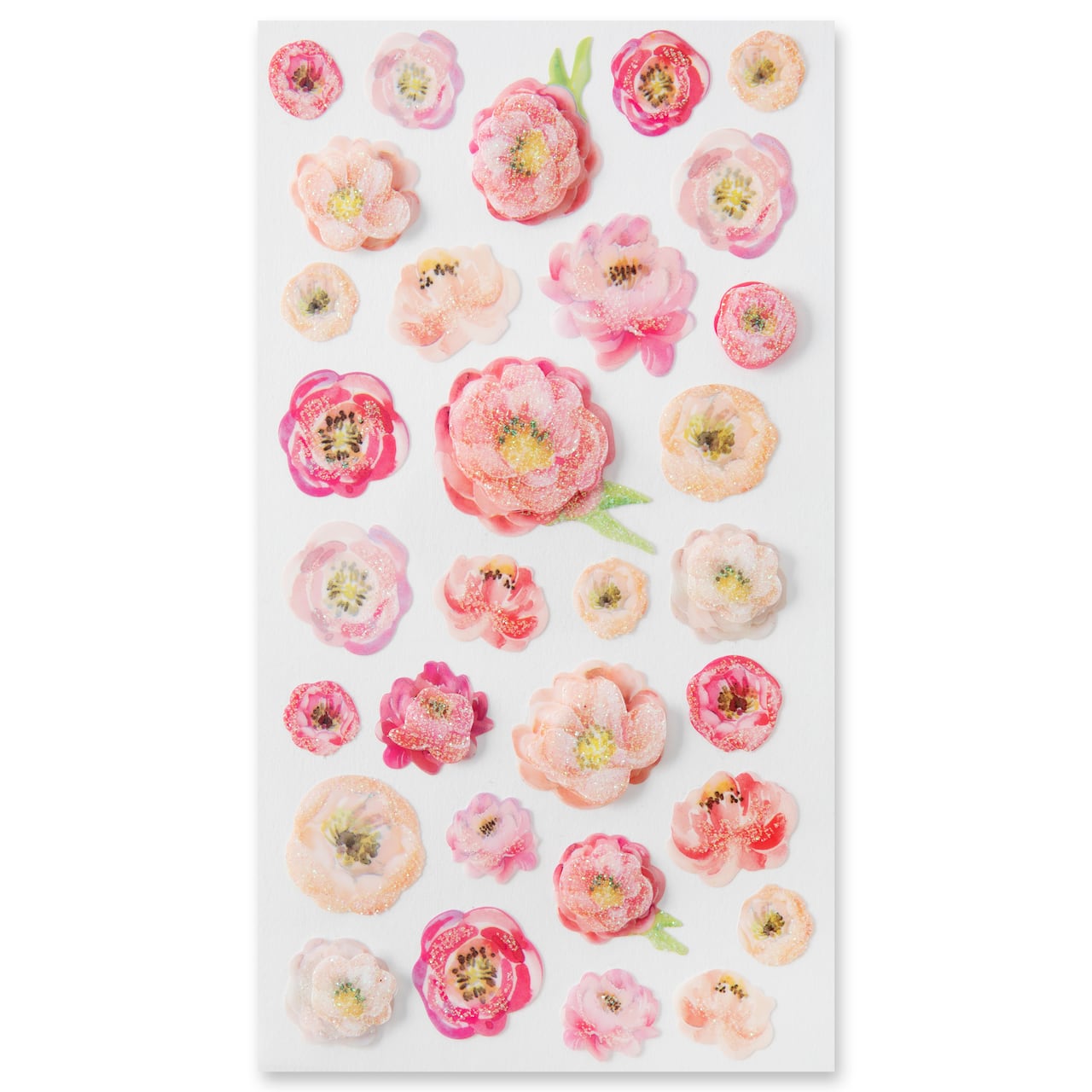 Watercolor Peony Dimensional Stickers by Recollections™